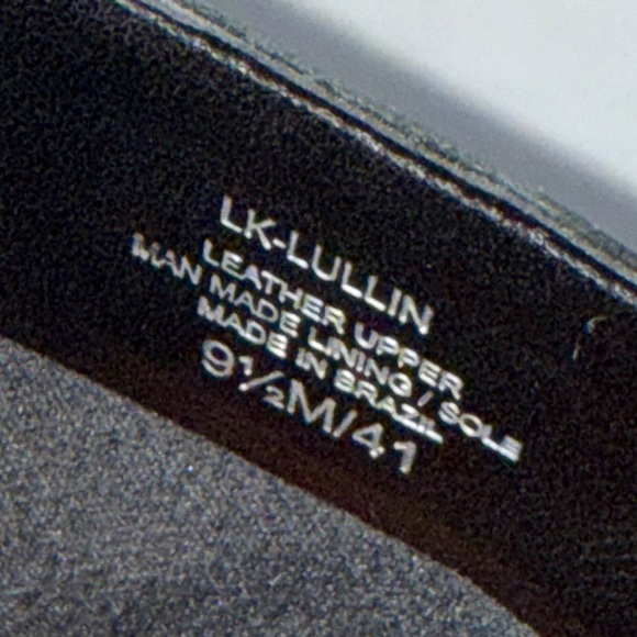 Lucky Brand Women's Slip On Clogs Size 9.5M Black Leather Block Heel Almond Toe - Picture 12 of 12